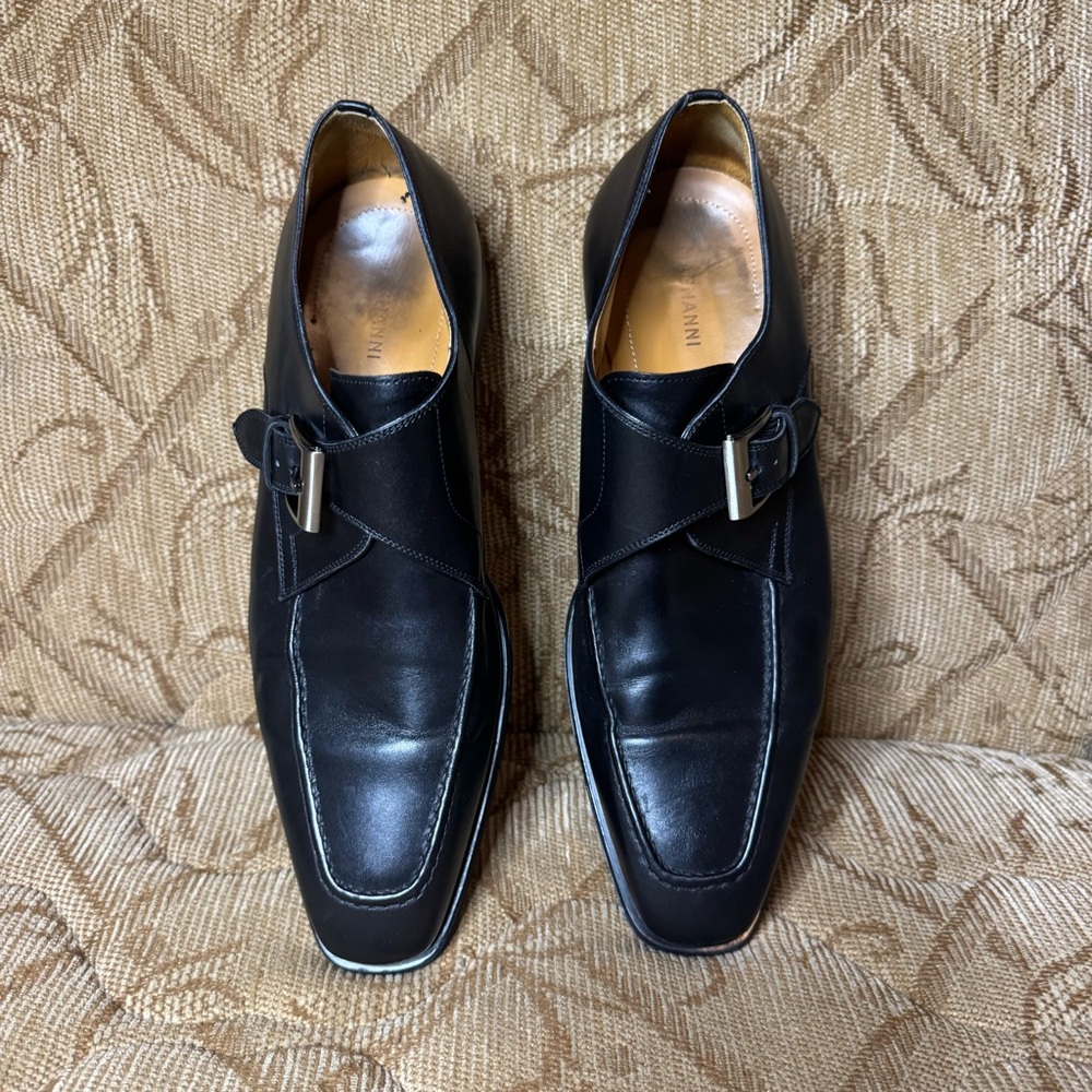 Magnanni Meyer II Monk Strap Shoes Men Size 9 EU 42 MRSP $314‎